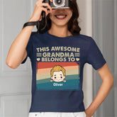 T-shirt personnalisé – Ce superbe papa maman Nana appartient à ces enfants